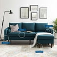 thumbnail image 6 of Modway Revive Upholstered Right or Left Sectional Sofa in Azure, 6 of 14