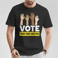 thumbnail image 2 of Vote Your Voice Matters 2024 Presidential Election T-Shirt — Support Democracy, Election Campaign Tee, Political Voting Shirt, Election 2024 Apparel, Make Your Voice Heard, Patriotic T-Shirt, 2 of 3