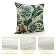 thumbnail image 4 of Shiartex   Sage Green Blue Floral Pillow Covers Spring Flower Leaves Print Decorative Throw Pillow Cases Outdoor Farmhouse Decoration for Sofa Couch Bed White, 4 of 5
