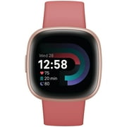 Fitbit Versa 4 Fitness Smartwatch, Copper Rose, 6.3 Ounce, Red, 1