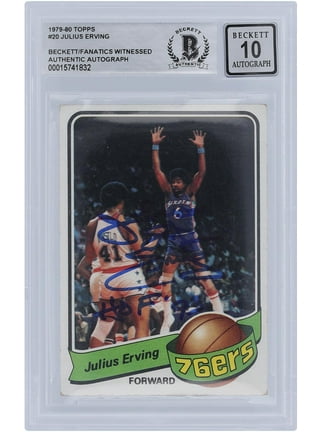 Julius Erving Philadelphia 76ers Autographed Royal Blue Mitchell & Ness  1976-1977 Swingman Jersey with NBA Top 75 Inscription - Fanatics  Authentic Certified 