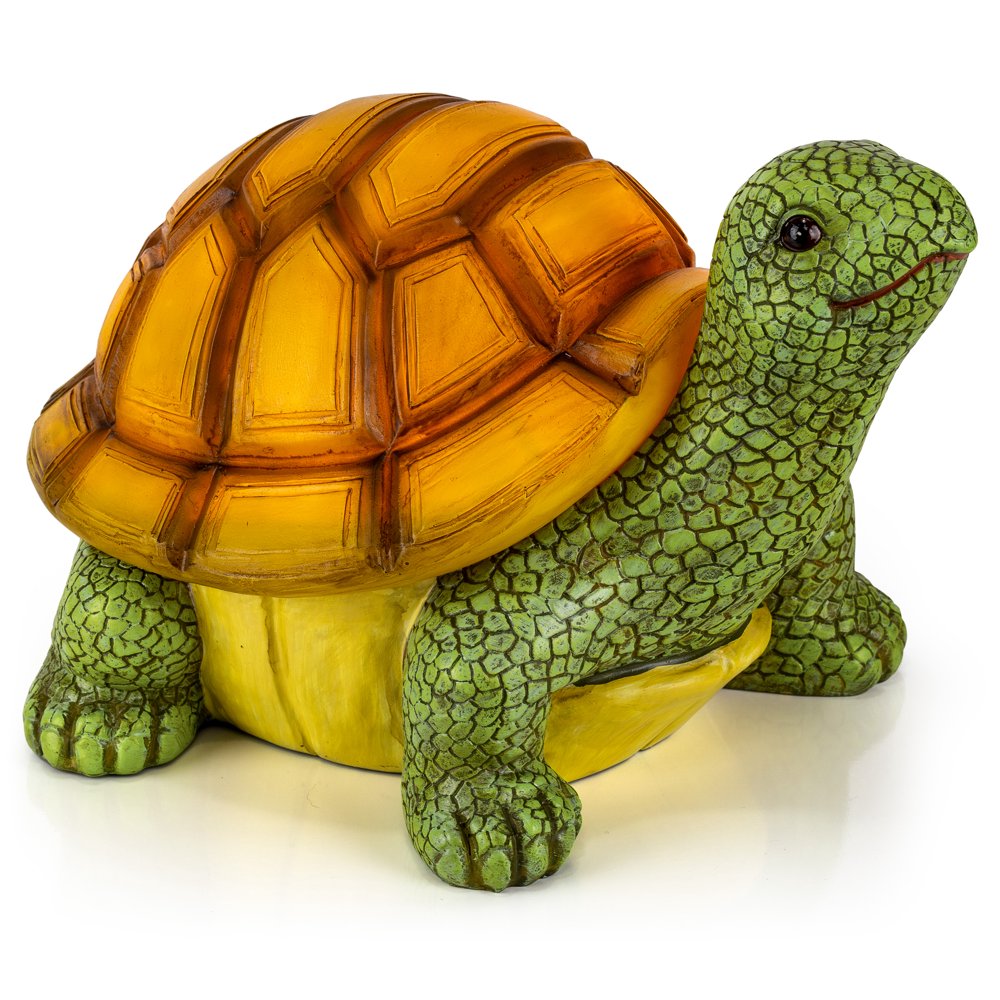 VP Home Turtle Solar Powered Outdoor Decor Garden Light with LED