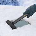thumbnail image 2 of Car Ice Scraper 2 in 1, No Scratch, Car Windshield Ice Scraper, Heavy Duty Stainless Steel and TPU Ice Scraper, Car Accessory Protects Long Time, 2 of 4