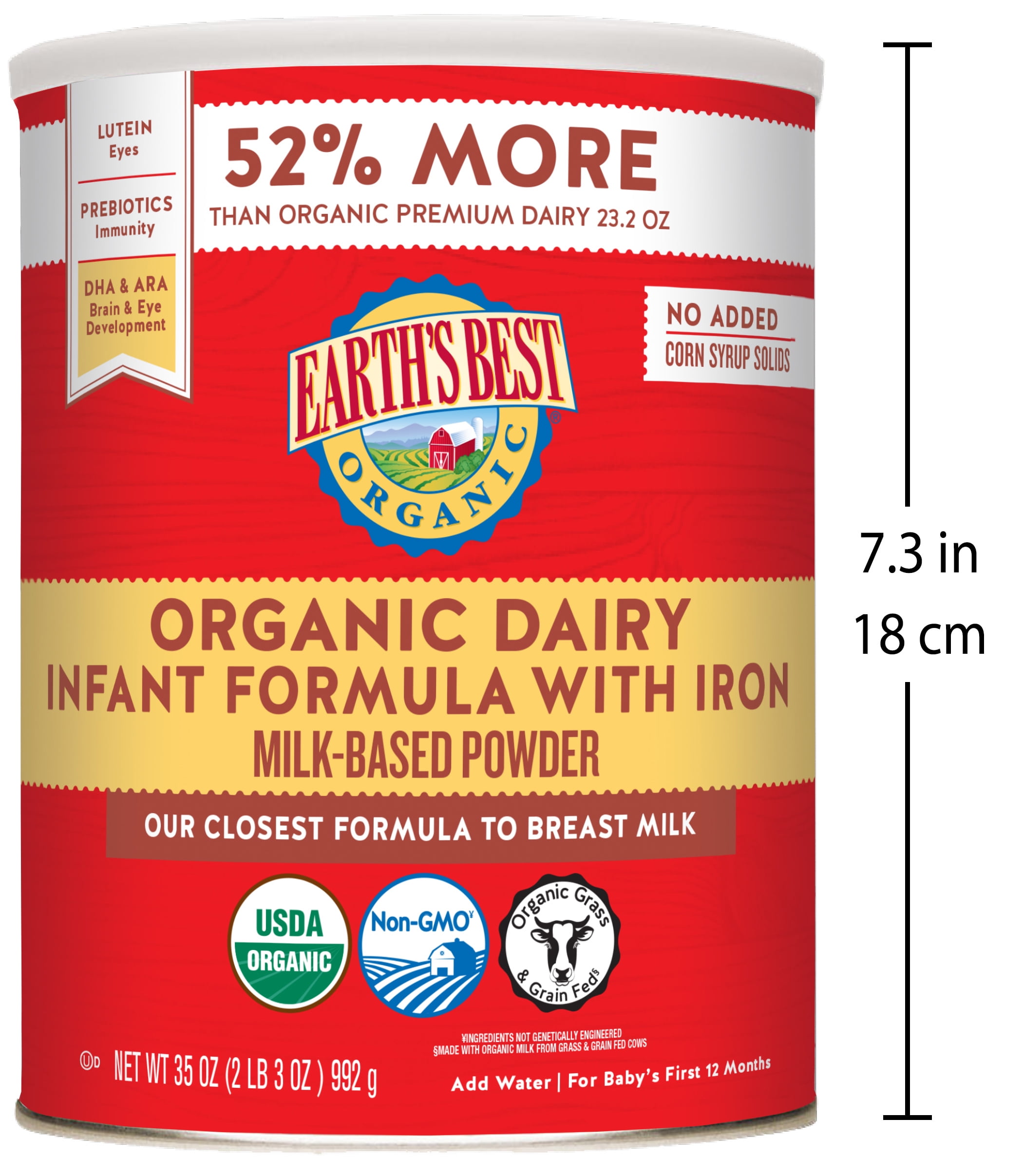 best organic sensitive baby formula