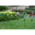thumbnail image 6 of Vikakiooze Gardening Items, Led Solar Rose Flower Transparent Butterfly Combination Ground Lamp Lawn Lamp, 6 of 9