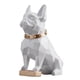 thumbnail image 2 of 1pc Perro Sentado Estatua Escultura Adorno Decoración de oficina en Blanco Sunnimix estatuilla de bulldog francés, 2 of 8