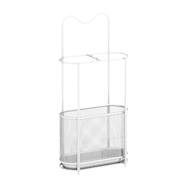 Soporte para sombrillas, soporte para sombrillas, organizador de hierro, soporte para sombrillas, soporte para contenedores para blanco