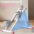 thumbnail image 2 of Stair Stepper for Home, Vertical Climber Workout Machine for Full-Body Exercise, Fitness Climber Equipment with Stable Frame and Adjustable Handlebar – Pink, 2 of 10