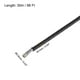 thumbnail image 2 of Cable de alambre de 98 pies de acero inoxidable 304 recubierto de vinilo de 1/16" con 10 piezas de fundas de aluminio negras, 2 of 7