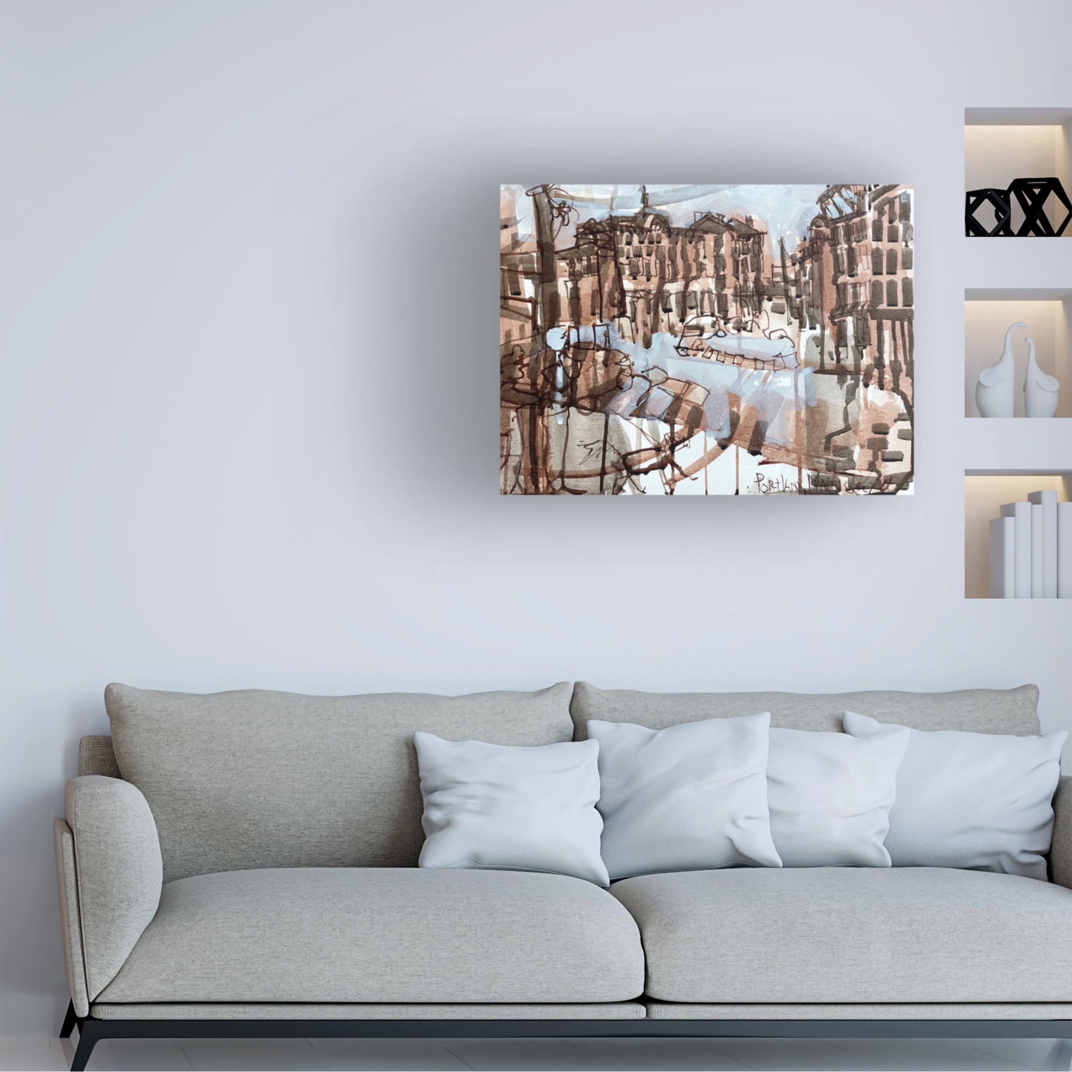 Trademark Fine Art Erin McGee Ferrell Portland Maine II Canvas Wall Art