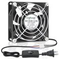 thumbnail image 1 of Ventilador de refrigeración Armunje EC Axial 80 mm x 25 mm AC 110-240V 1.8W, 1 of 6