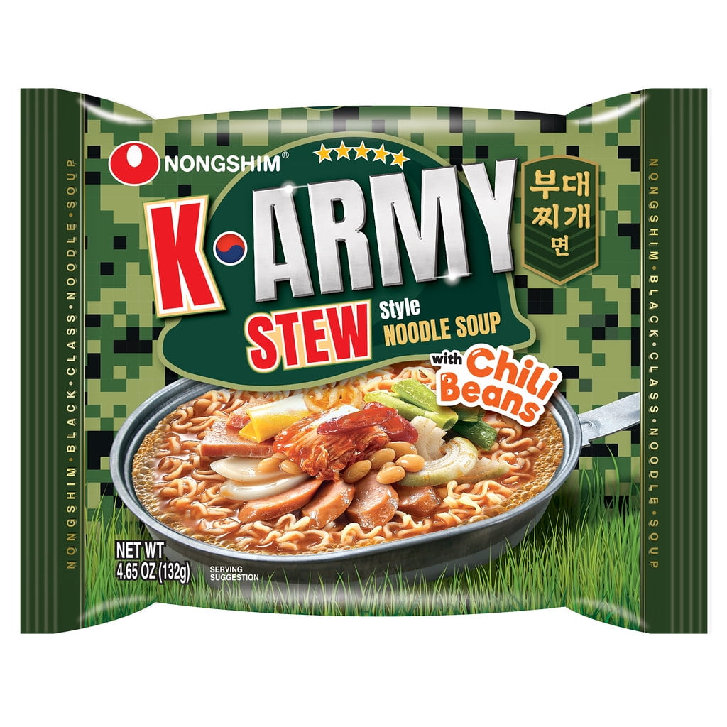 Nongshim KArmy Stew Budae Jjigae Chili Bean Ramyun Ramen Noodle Soup