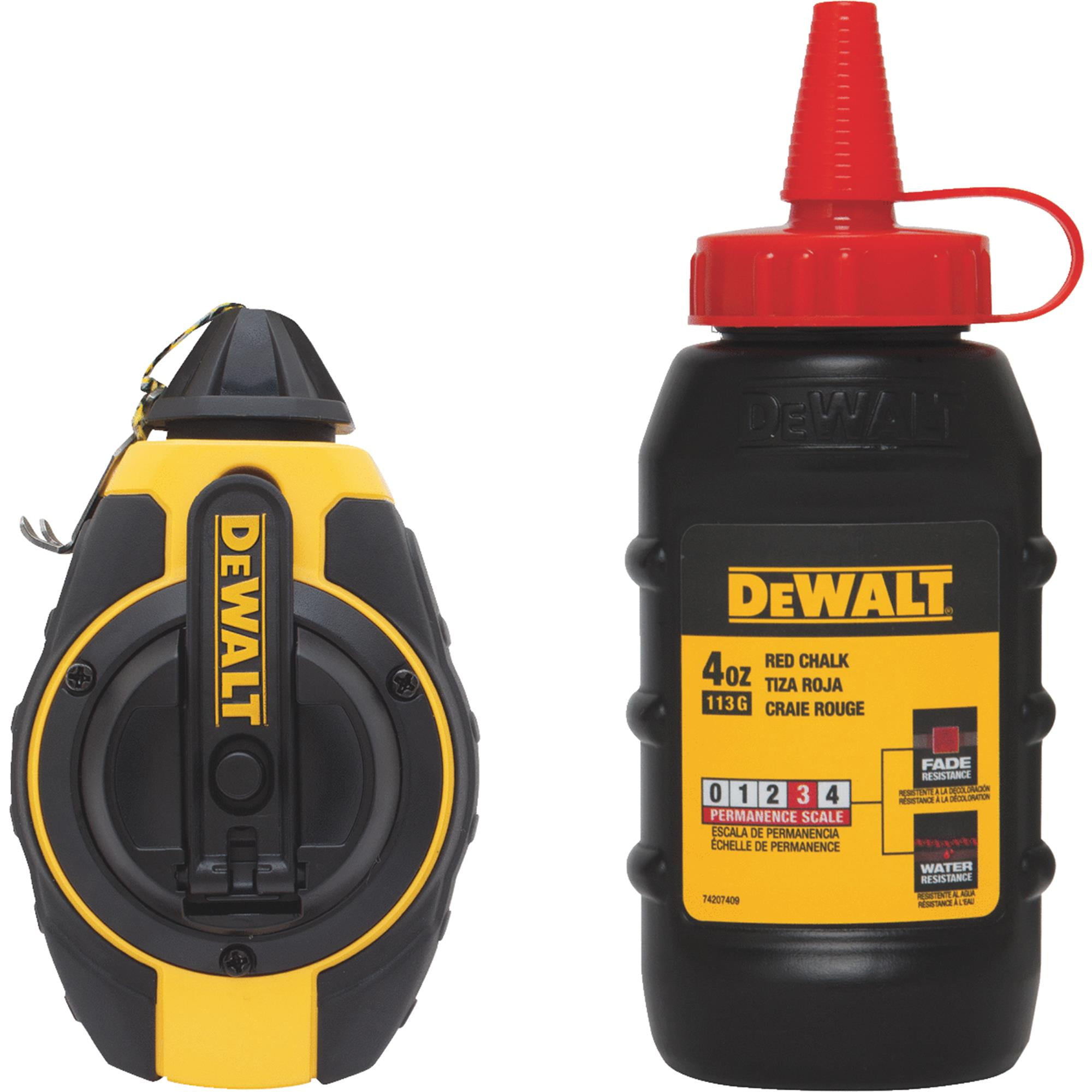 DEWALT DWHT47374L Chalk Line Reel,Red,Ergonomic,Ratio 31