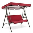 thumbnail image 2 of Veeogra Big Sale,Party Decorations,Home Decor,Patio Swing Canopy Cover Set Swing Replacement Swing Cushion Cover,Party Favors,Office Decor,Red, 2 of 2