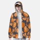 thumbnail image 2 of Balery Various Oranges Sudadera ligera de manga larga con capucha y protección solar UPF 50+ para hombre y mujer, ideal para pesca y running-Small, 2 of 7