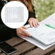 thumbnail image 4 of 100 fundas para carpetas, 30 agujeros, protectores de hojas interiores A4, transparentes., 4 of 7