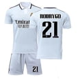 thumbnail image 1 of 16White 21C2022 Brand Men's Soccer Jer-seys Suit 21 # Rodrygo Summer Short Sleeve Wobrand Men's Sport Running Uniformes de fútbol Conjunto de calcetines esquí esquí Gafas de esquí, 1 of 1