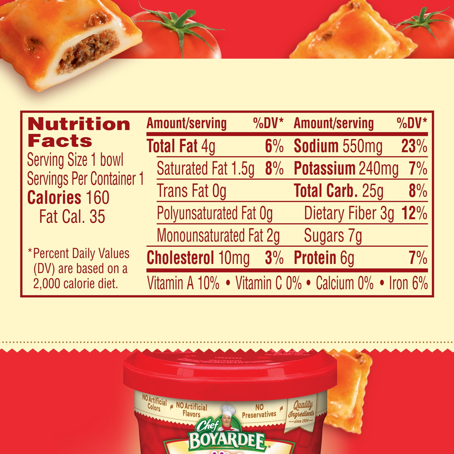 Save on Chef Boyardee Mini Micro Beef Ravioli in Tomato & Meat