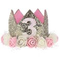 thumbnail image 1 of Baby Princess Tiara Crown, Baby Birthday Hat, 1 of 1