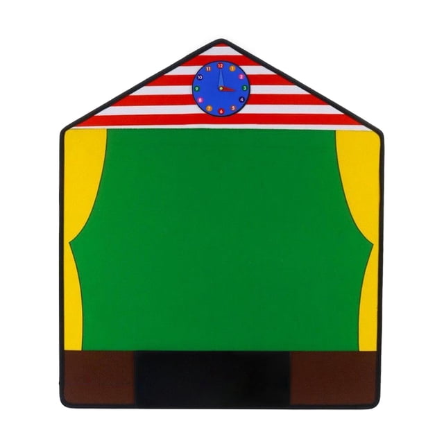 Tablero de franela plegable para niños, tablero independiente para niños pequeños, uso de tablero de cuentos para Macarena tablero de fieltro