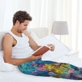 thumbnail image 6 of Picia Sea World Mens Soft Woven Cotton Elastic Waistband Sleep Pajama Pant Lounge Sleep Pant With Pockets And Drawstring-, 6 of 9