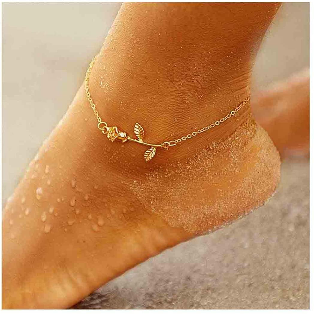 Sieraden Lichaamssieraden Enkelbandjes Infinity Heart Rhinestones Anklet Foot Jewelry for Women Beach Barefoot Chain Bracelet On the Leg Accessories Gift 