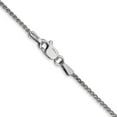 thumbnail image 3 of Solid 14K White Gold 1.5mm Spiga with Lobster Lock Chain - 30", 3 of 8