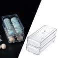 thumbnail image 3 of Soporte para huevos de dos pisos para refrigerador, contenedor de almacenamiento de huevos, bandejas para huevos para refrigerador de, 3 of 8