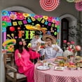thumbnail image 7 of Vjnyvs Mexican Fiesta Backdrop – Colorful Theme Photography Background for Cinco de Mayo, Birthday Party, Taco Tuesday, Fiesta Decorations, 7 of 7