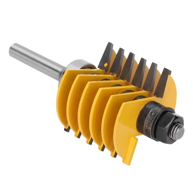 Woodworking Milling Cutter, Tungsten Steel Finger Joint Router Bit, 8mm Shank With Industrial-Grade Ultra-Fine Carbide Blades, for Woodworking