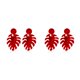 thumbnail image 2 of Guardurnaity Gancho para la oreja Decoraciones para damas Pendiente colgante Colgante Accesorios populares Patrón largo Pendientes colgantes Rojo 2Conjunto, 2 of 6
