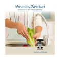 thumbnail image 7 of 2 Pieces 2 inch Kitchen Sink Hole Cover Faucet Hole Cover Stainless Steel Kitchen Sink Tap Hole Plate Stopper Cover, 7 of 7
