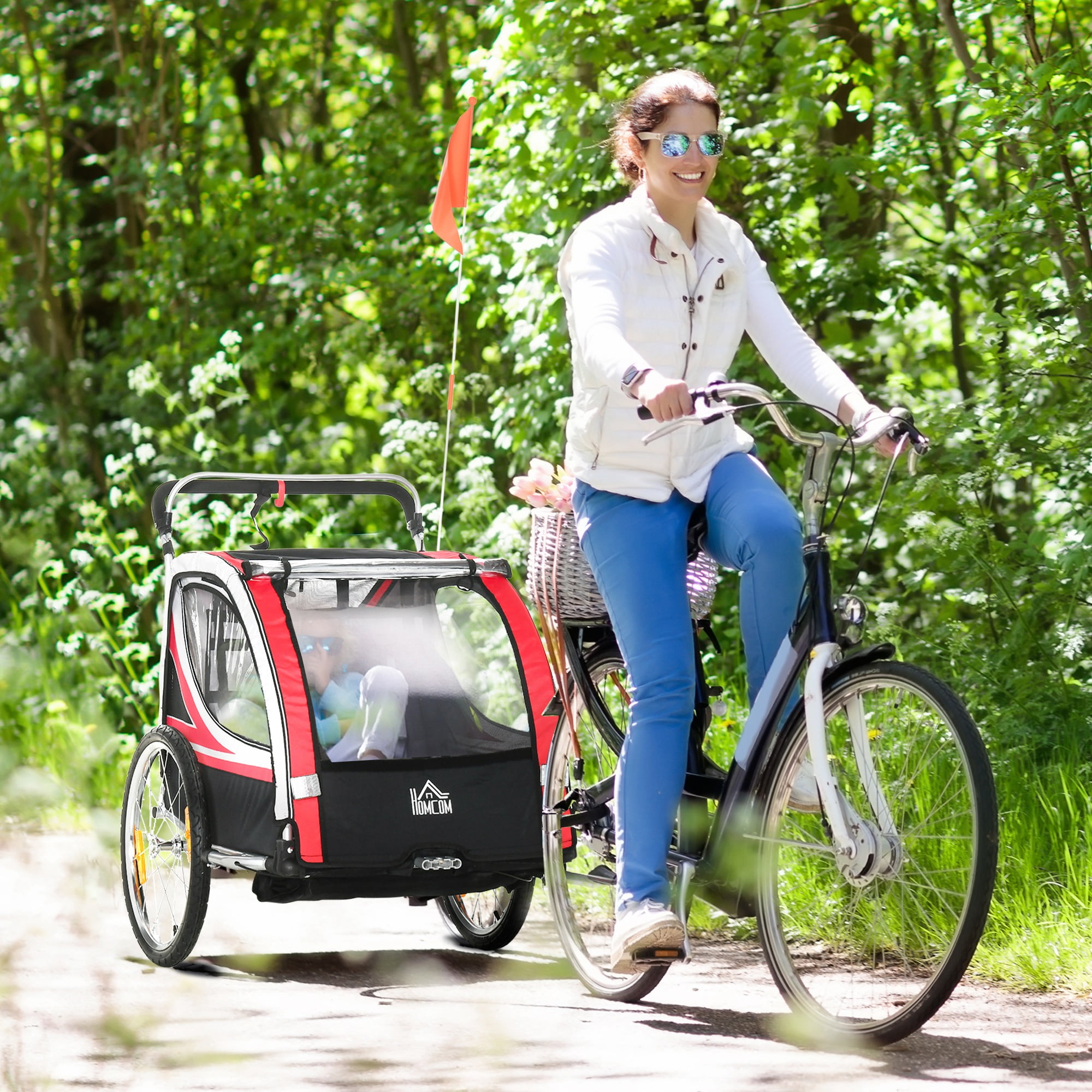 Baby bike trailer hotsell