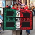thumbnail image 2 of Cayyon Day of the Dead Día de Muertos Mexican Grommet Flag 3x5Feet Banner with 2 Brass Grommets, 2 of 4