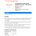 thumbnail image 2 of Windshield Wiper Linkage Bushing - Compatible with 1983 - 1988 Dodge 600 1984 1985 1986 1987, 2 of 2
