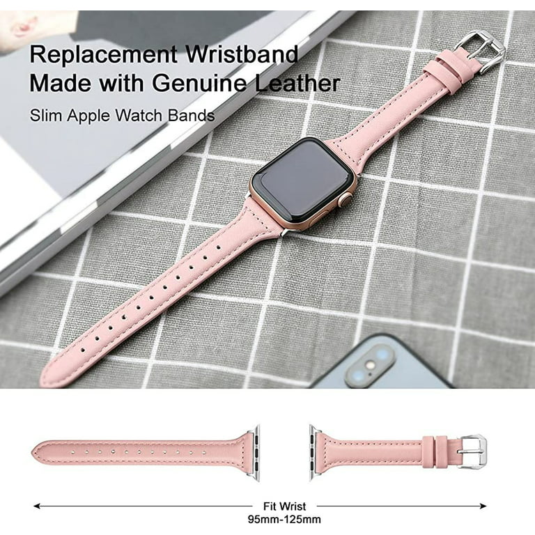 Compatible with Apple Watch Band 41mm 40mm 38mm for women, Genuine