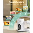 thumbnail image 6 of Grownsy Baby Food Maker Multi-Function,Constant Temperature 24h, Auto Cooking & Grinding,White, 6 of 9