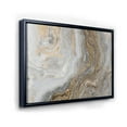 thumbnail image 2 of Designart - Marbre Blanc avec Veines Gris Curley et Or - Impression d'Art Mural sur Toile Encadrée, 2 of 3