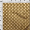thumbnail image 3 of oneOone Georgette Viscose Dark Mustard Fabric Skull Sewing Craft Projects Fabric Prints By Yard 42 Inch Wide, 3 of 4
