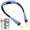 Blue, variant on c Neck Reading Light, Rechargeable Book Light for Reading in Bed, 3 Colors & 3 Brightness Dimmable, Bendable Neck Light 80H Lasting, Portable Book Light for Reading, Silver Gray