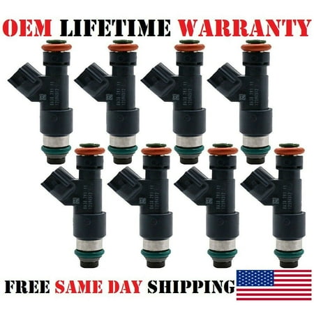 Fuel Injectors Chevy x8 OEM ACDelco Fuel Injectors For 2007-20009 GMC CHEVY 4.3/4.8/5.3/6.0/6.2L FLEX Engines /#12594512 Refurbished/ ()
