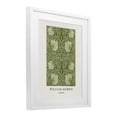 thumbnail image 3 of Stupell Industries William Morris Symmetrical Pimpernel White Framed Print Under Glass, design by Vintage Hustle, 16 x 13, 3 of 10