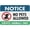 Warning Sign 5, variant on Notice No Pets Allowed Service Animals Only Outdoor Safe Sign - 8"x12", UV Protected, Weatherproof - Store, Office, Apartment, Restaurant Alert