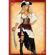 Adult Sexy Pirateer Costume by Roma 4422 by ROMA
