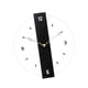 thumbnail image 3 of Reloj decorativo de pared, reloj, arte único, decorativo, creativo, regalo de inauguración de la casa Negro 365 cm x 40 cm, 3 of 9