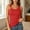 Red, variant on Women Tank Tops Summer One Shoulder Asymmetrical Neck Slim Fitted Ribbed Knit Going Out Tops Cami Shirt Button Y2K Blouses Top(White,XL)