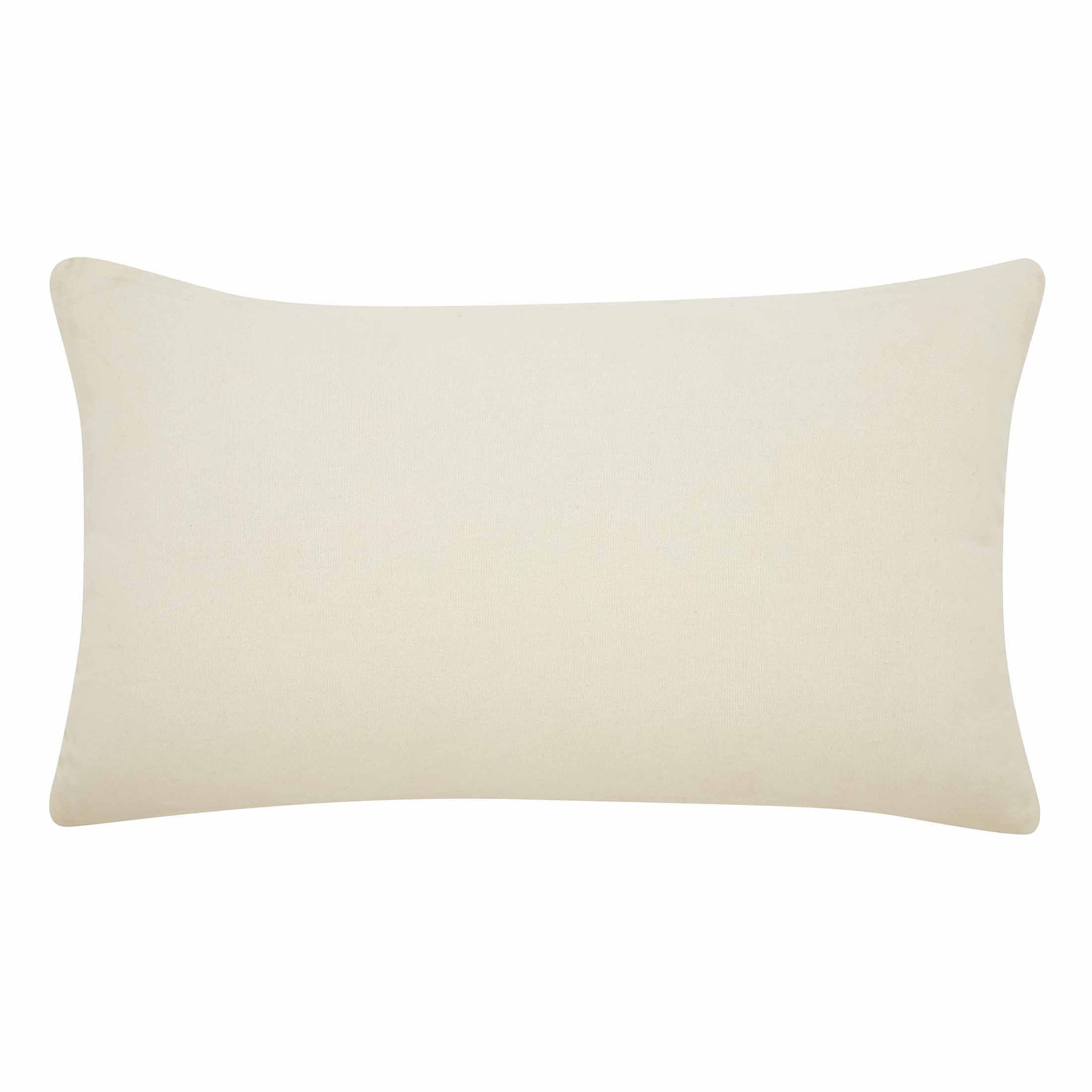 Better Homes & Gardens 14" x 24" Beige Chunky Woven Plaid Decorative Pillow