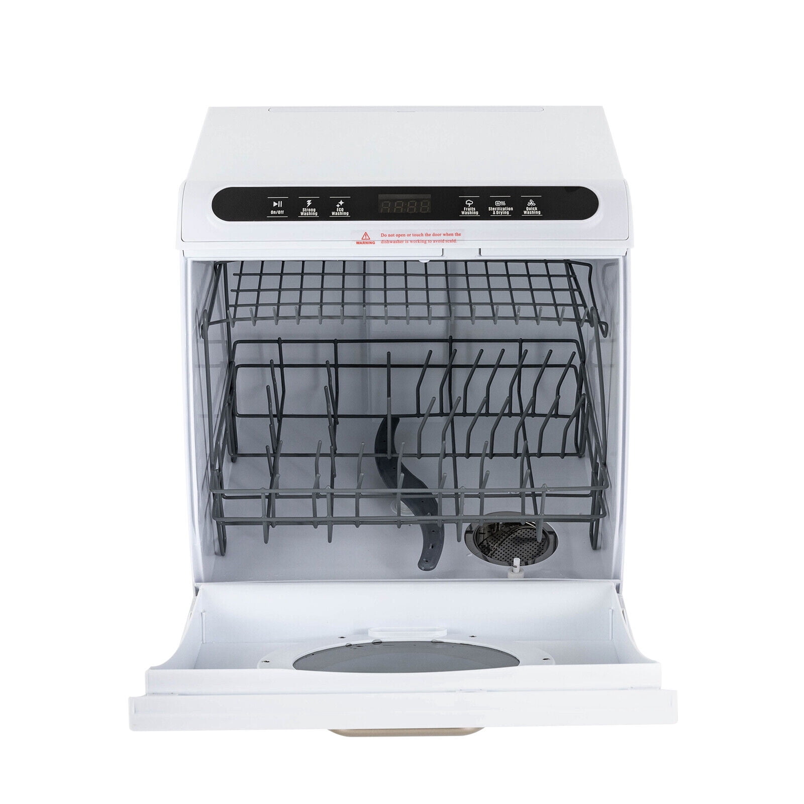 MONIPA Portable Air-Dry Dishwasher with 7L Built-in Water Tank 360° Dual Spray for RV