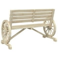 thumbnail image 6 of vidaXL Patio Bench 2-Seater Solid Wood Fir, 6 of 8