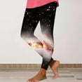 thumbnail image 2 of Daily Sales of The Day BiZtdJrK Leggings for Women Fashion Night Sky Graphic Print High Waisted Workout Tights Stretch Ankle Length Gym Yoga Pants Vacation Outfits Black XXL, 2 of 5